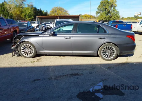 2017 Genesis G90 3.3T Premium из США, поврежденный, VIN KMHG34JA6HU027207